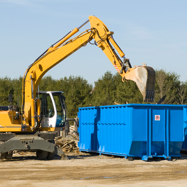 what size residential dumpster rentals are available in Clive